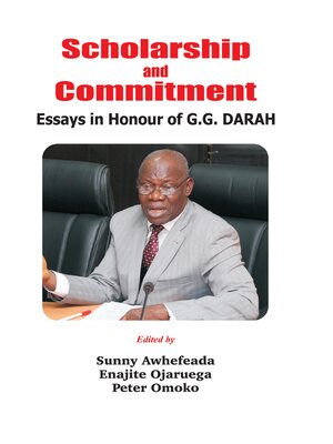cover image of Scholarship and Commitment